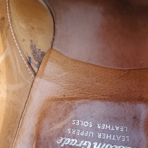 Church's Custom Grade Shannon Classic Brown Leather Derby Men's Shoes 9.5 - Picture 12 of 16